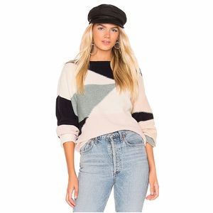 Joie Megu Color Block Wool & Cashmere Sweater